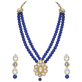 Rayasha Blue Necklace Set