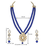 Rayasha Blue Necklace Set
