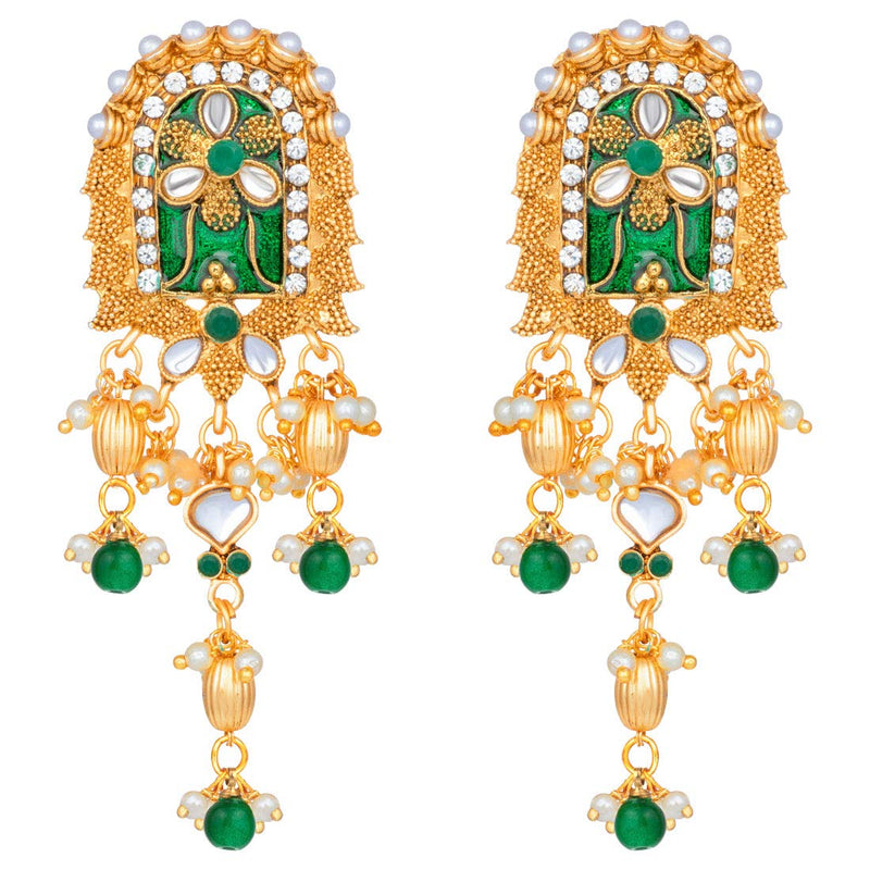 Atifa Green Necklace Set