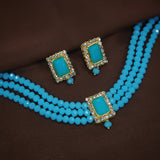 Sanvi Turquoise Choker Set