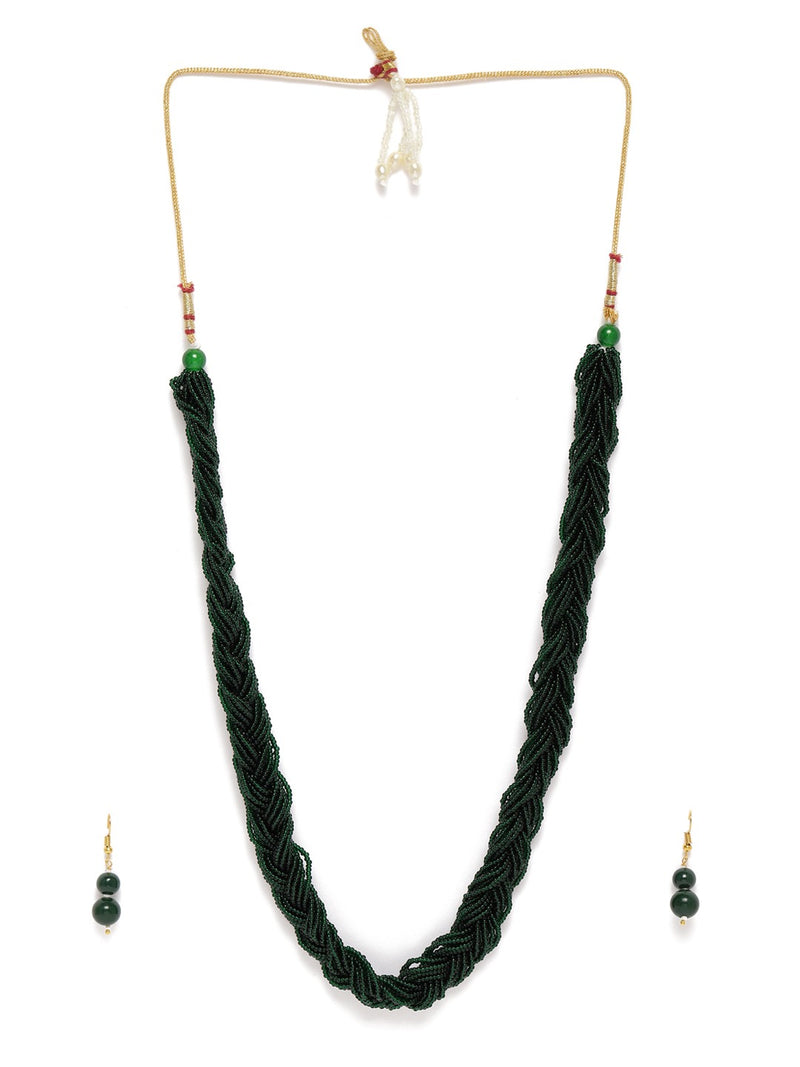 Ashmita Green Necklace Set