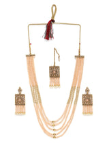 Hemika White Necklace Set