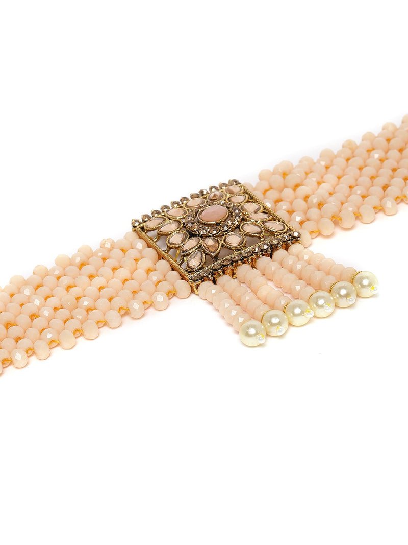 Hemika White Necklace Set