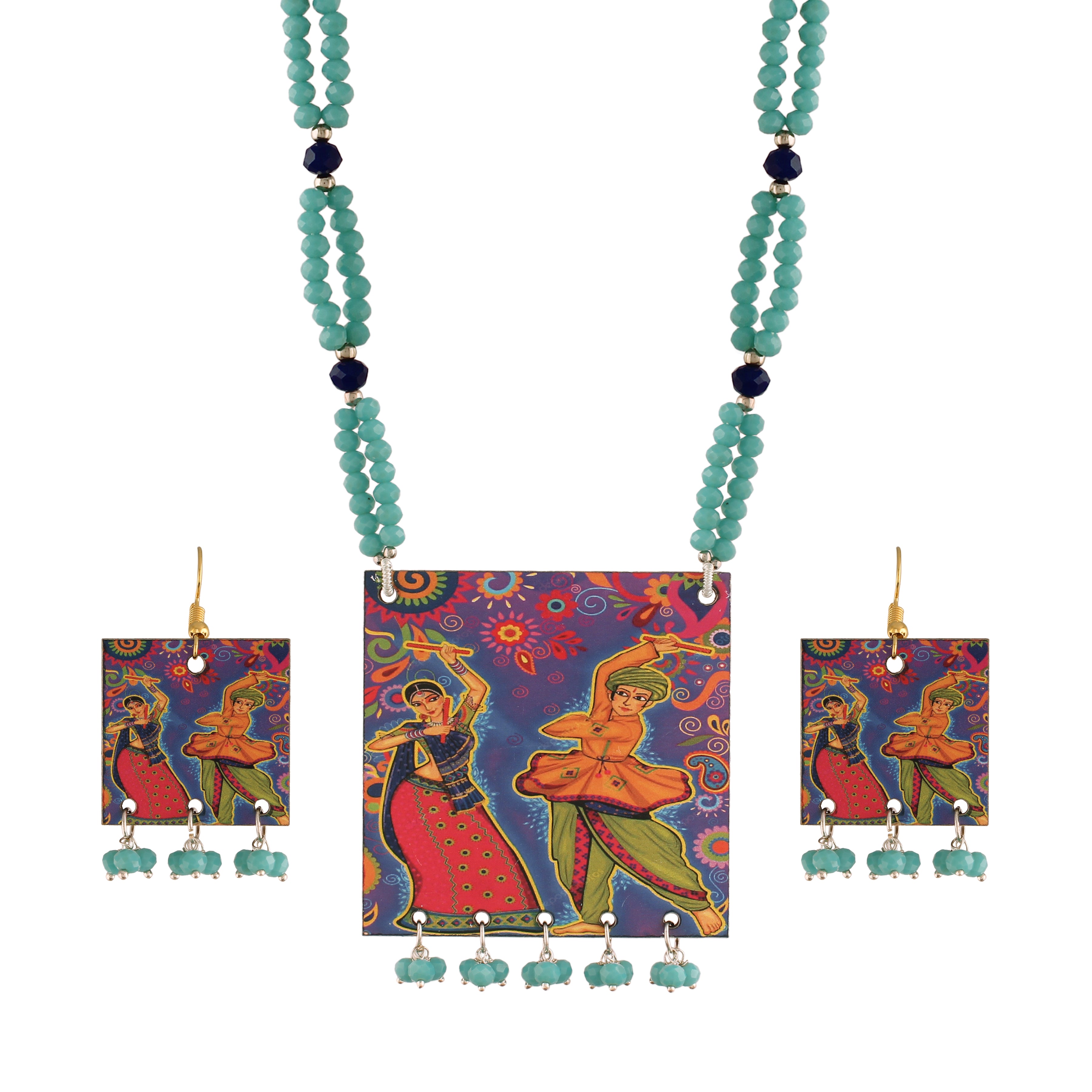 navratri special pearls jewellery set