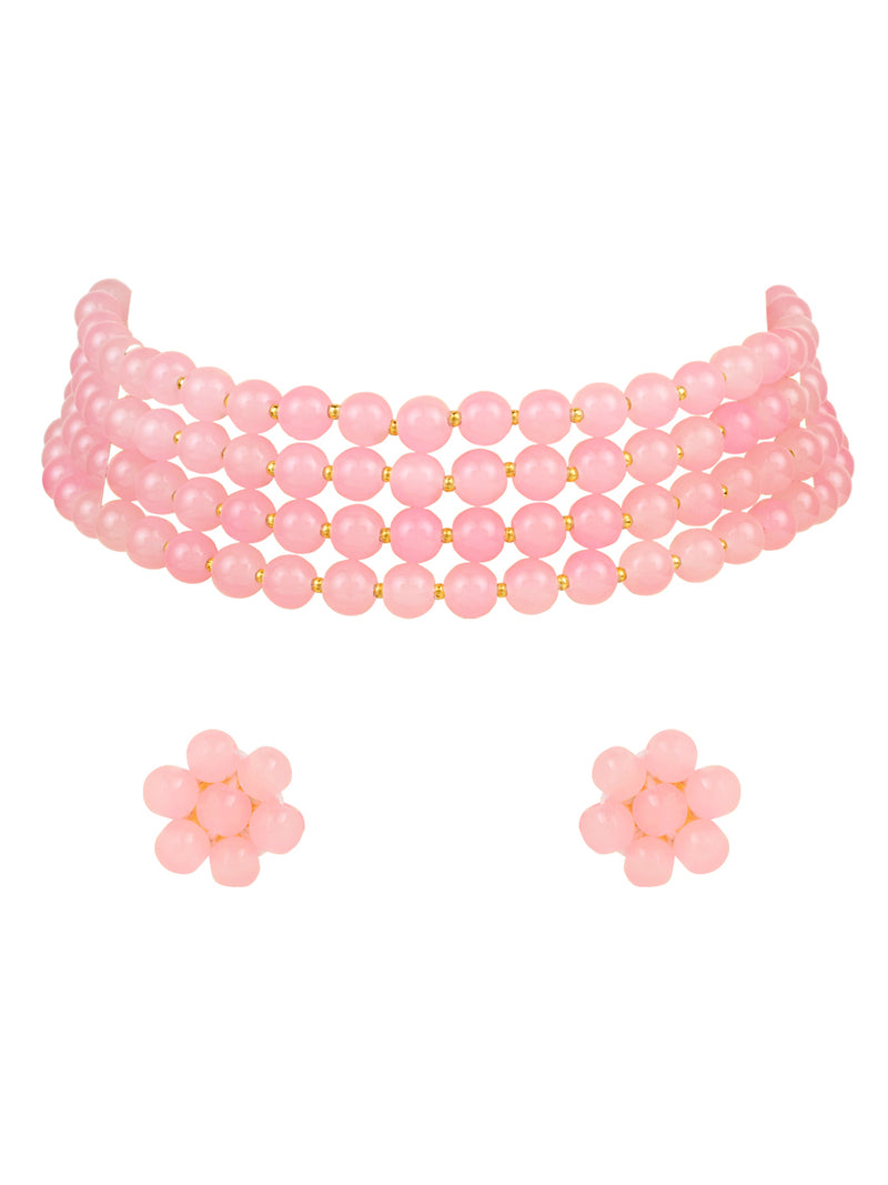 Liana Pink Choker Set