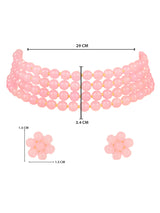 Liana Pink Choker Set