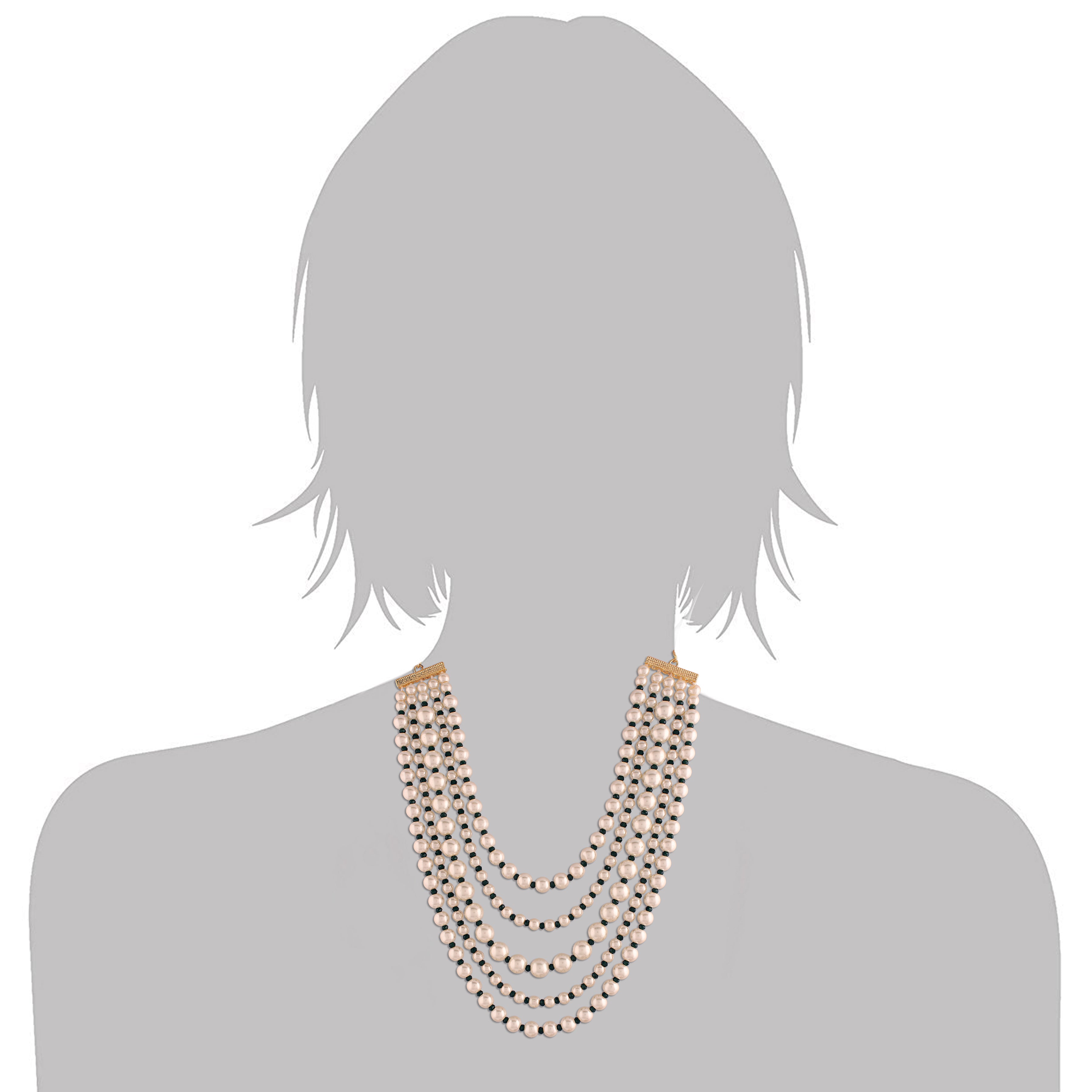 Dixita Pearl Necklace Set
