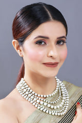Isha Pearl Necklace Set