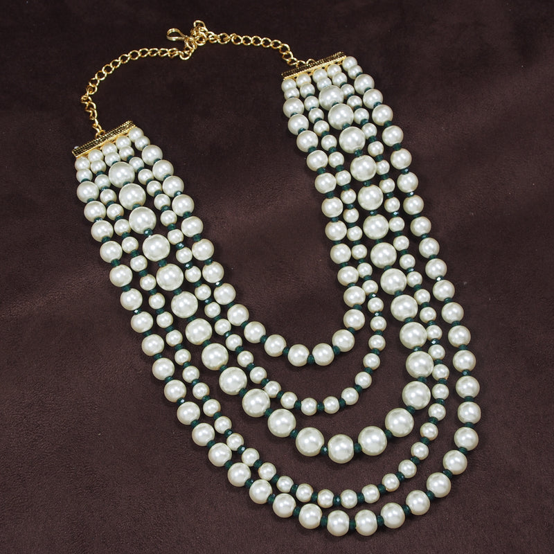 Isha Pearl Necklace Set