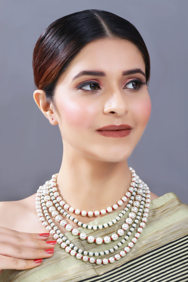 pearls necklace set 