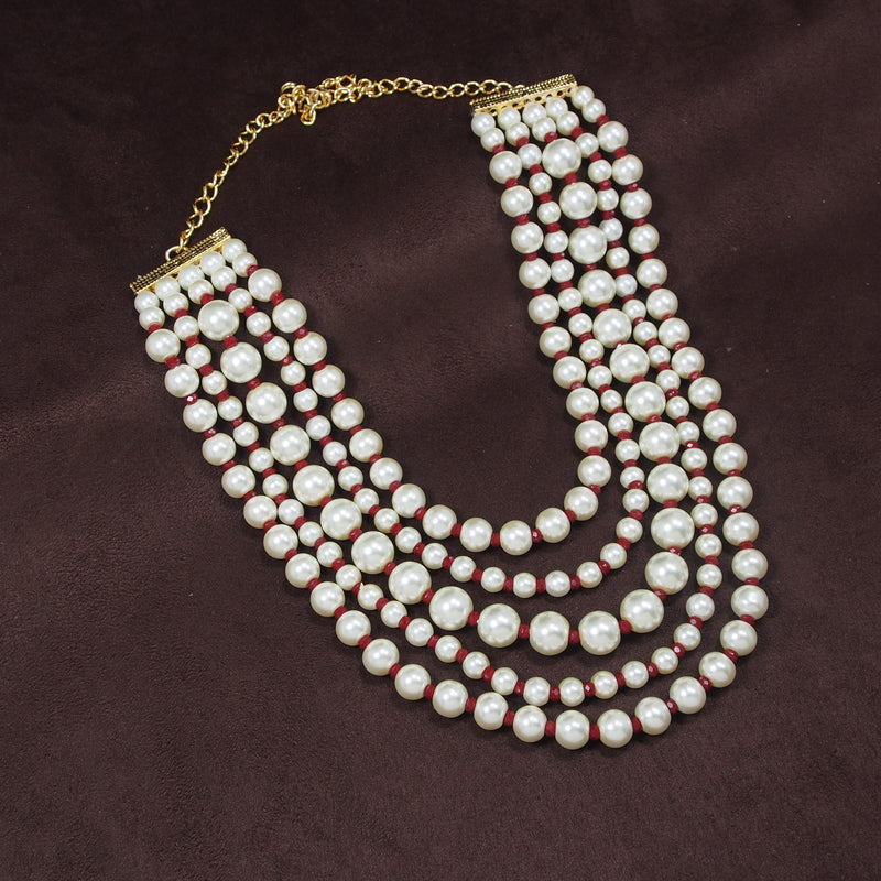 Dixita Pearl Necklace Set