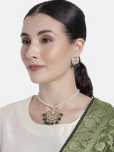 pearls , kundan , stones jewellery set 