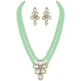 Agnetha Mint necklace set