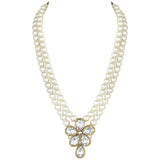 Agnetha white necklace set