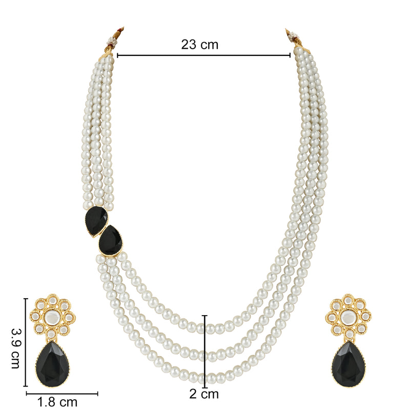 Taara Black Necklace Set