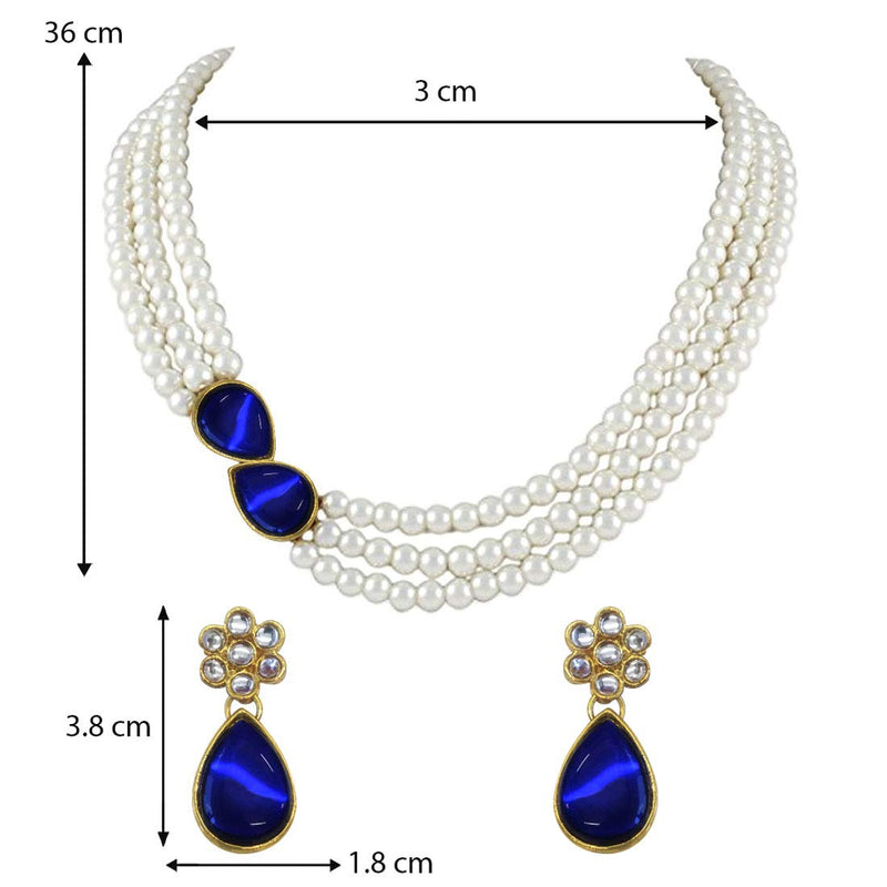 Taara Blue Necklace Set