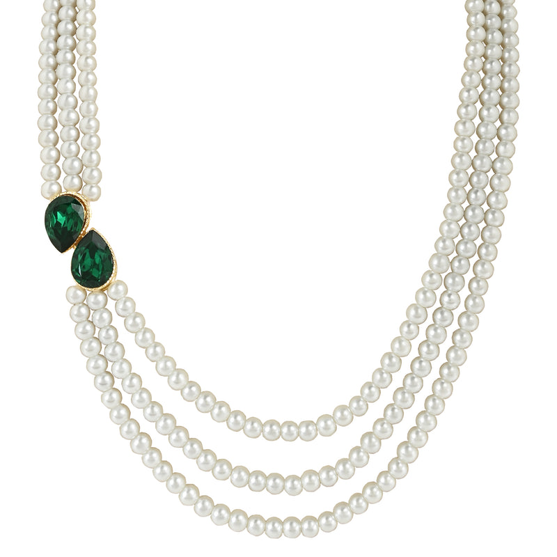 Taara Green Necklace Set