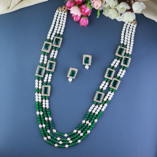 Nishtha Green Necklace Set