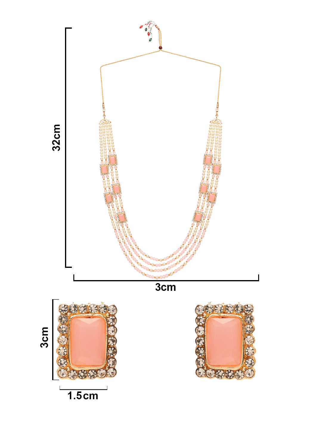 Nishtha Pink Necklace Set