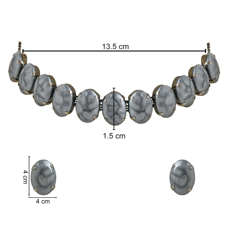 Reyana Grey Choker