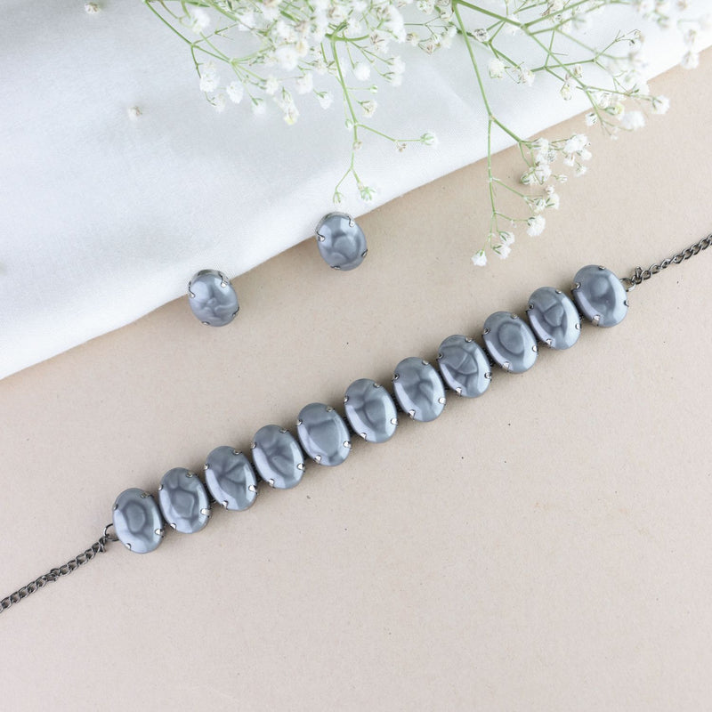 Reyana Grey Choker