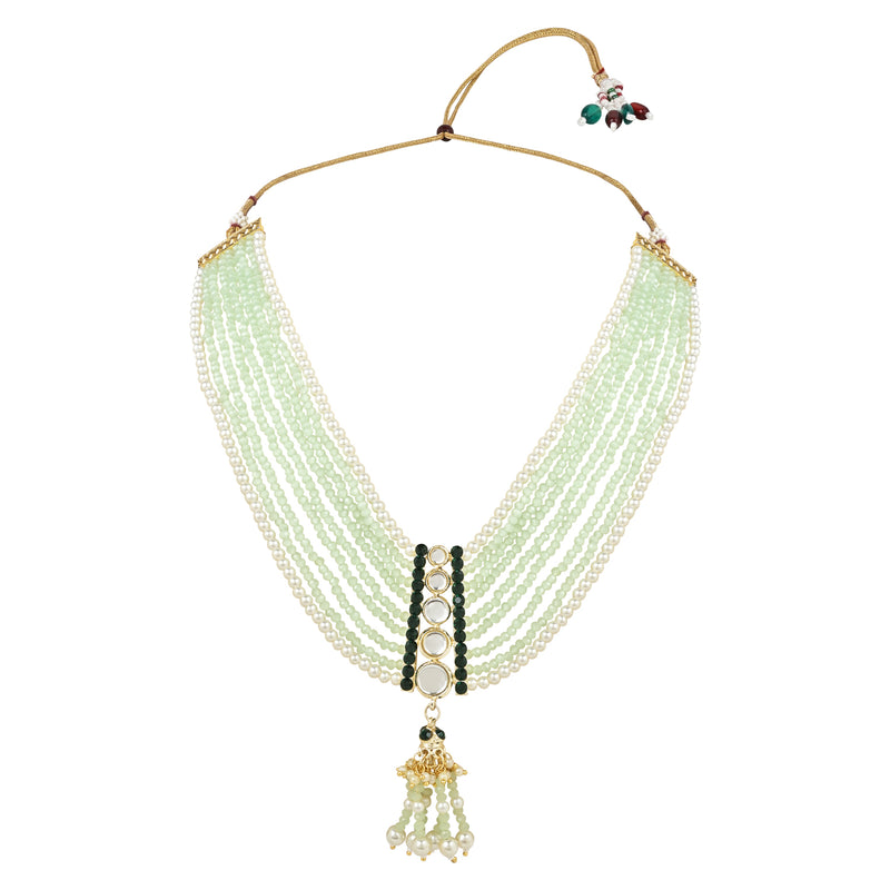 Mirab Mint Necklace Set