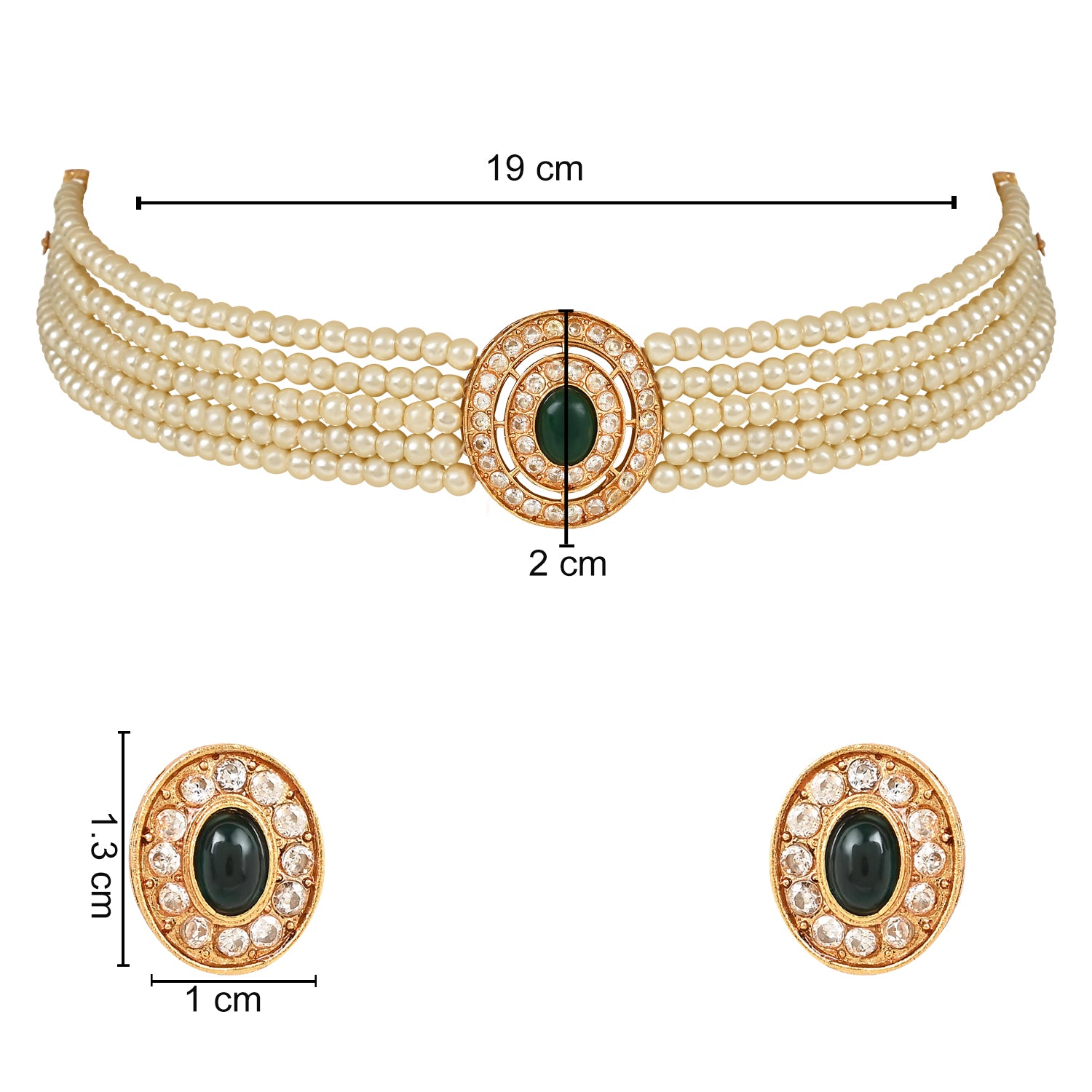 Anaya Green Choker