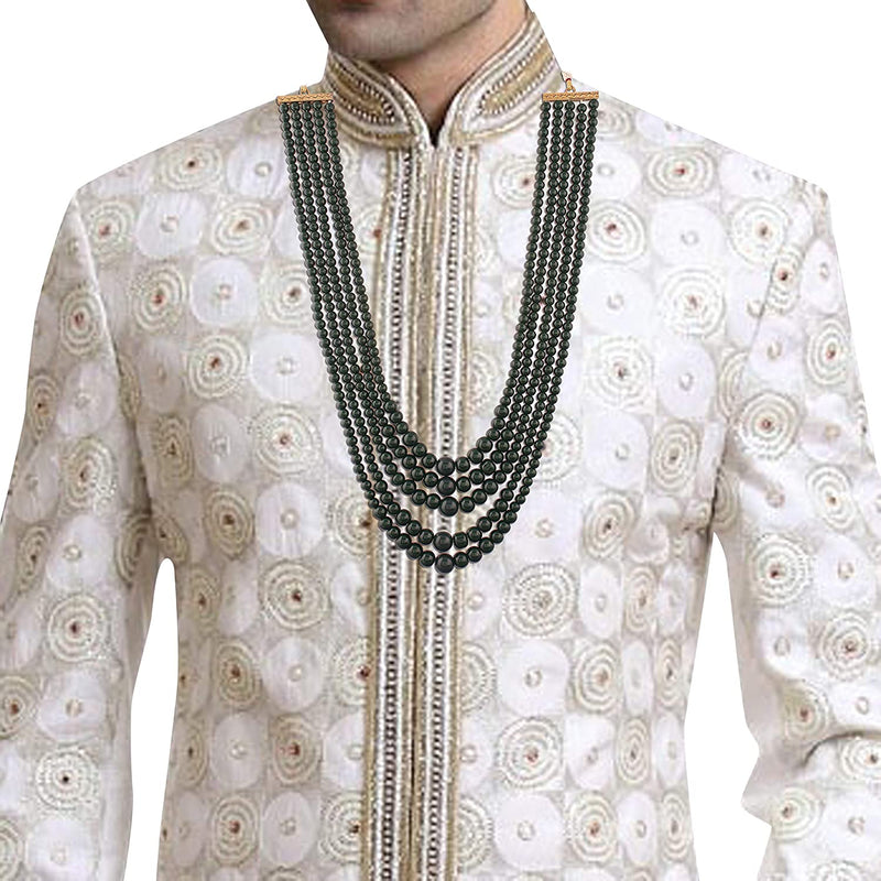 Naksh Green Necklace For Men