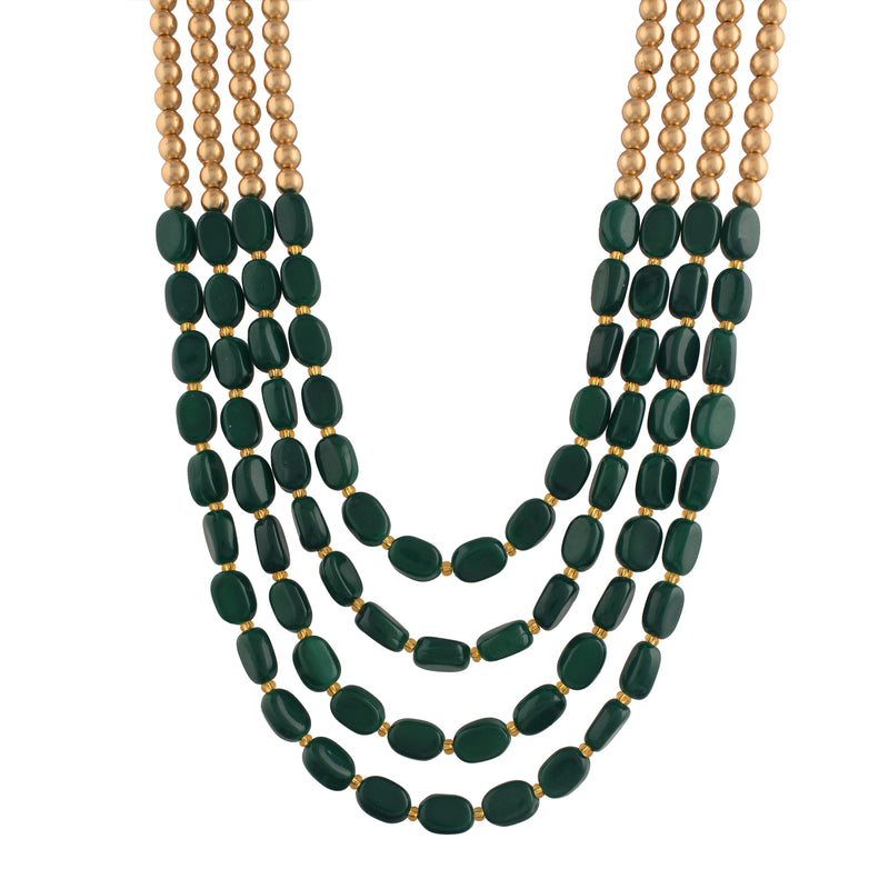 Yudhvir Green Necklace For Women