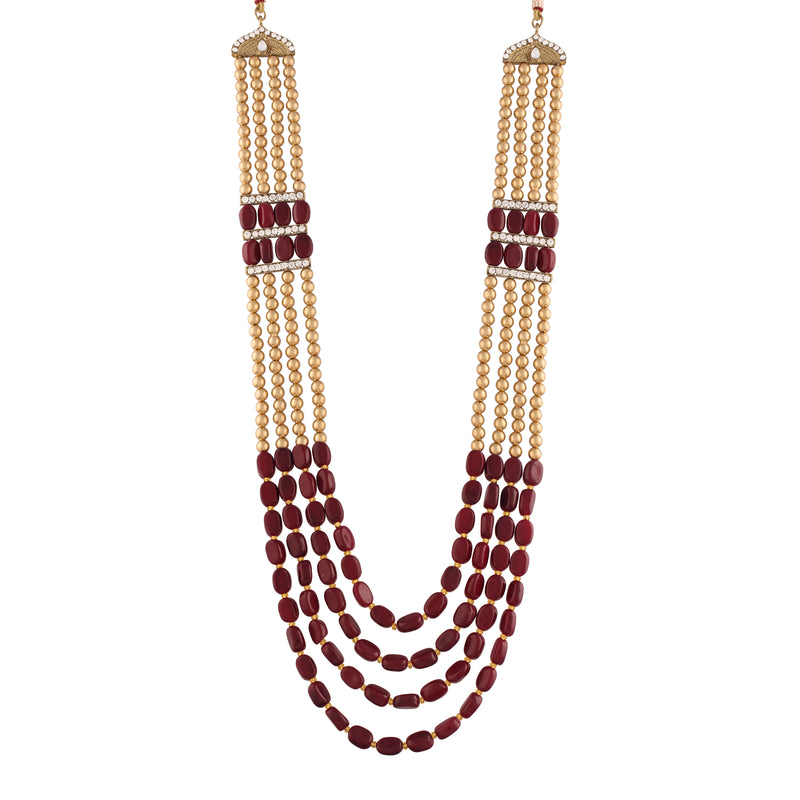 moti mala , beads ,stones , pearls gold plated
