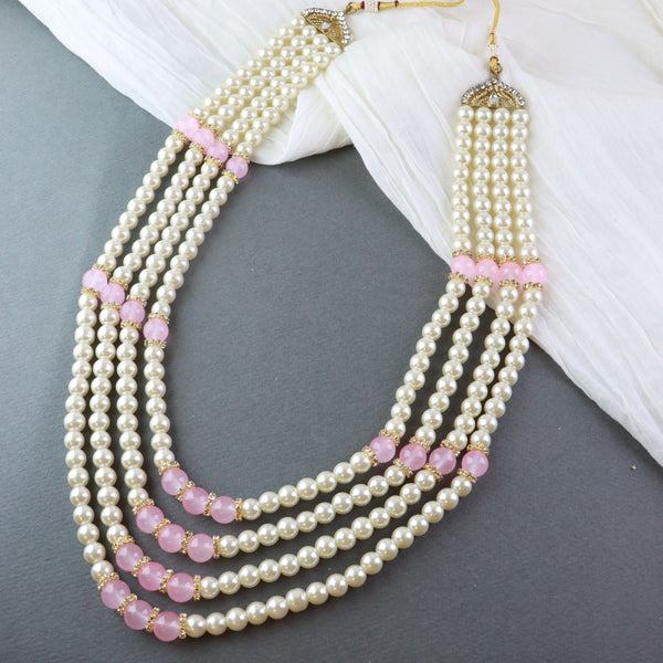 Ashvik Pink Necklace