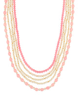 Aakarsh Pink Necklace For Men