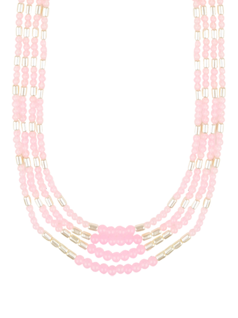 Vaydish Pink Necklace