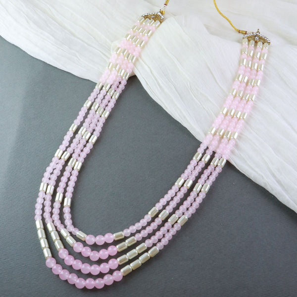 Vaydish Pink Necklace