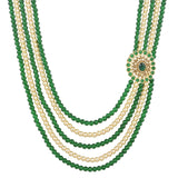 Samar Green Necklace For Men