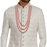 Samar Maroon Necklace For Men