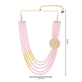 Mayank Pink Necklace For Men