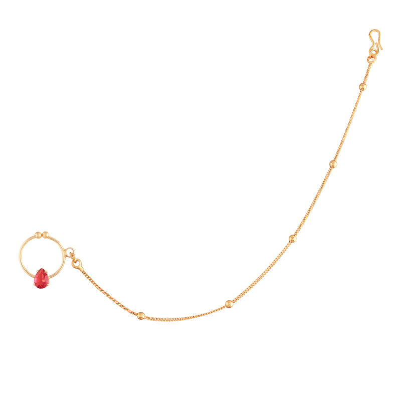 Ruhi Ruby Nose Ring