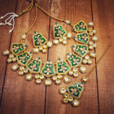Ayesha Green Necklae set
