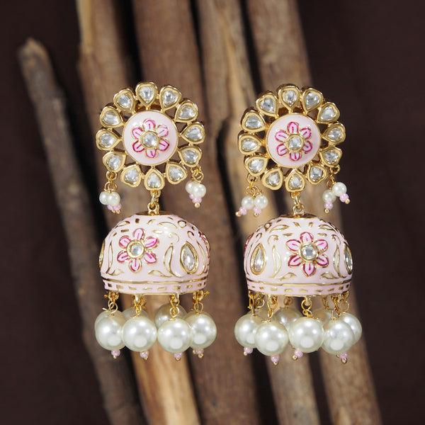 Faheema Pink Earrings