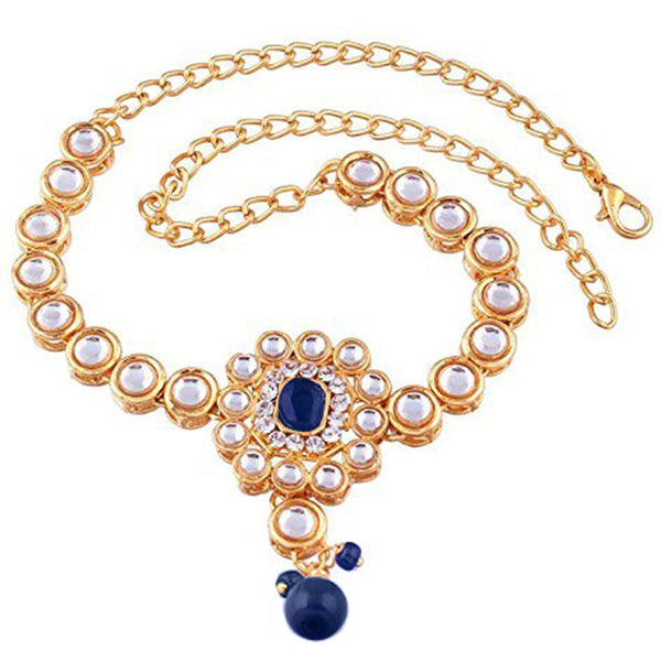 gold plated , kundan , pearls , stones , bajubandh