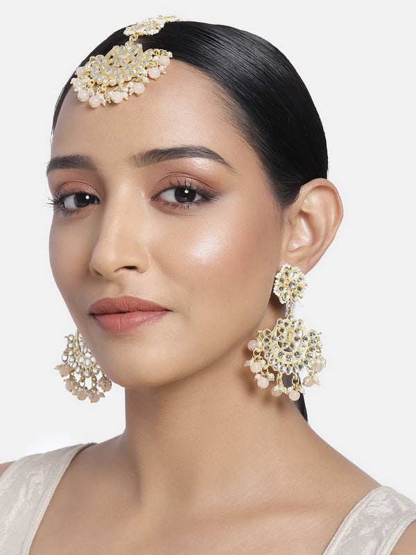 kundan , pearls , chandbali 