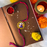 GOLD Plated PERSONALISED Photo RAKHI/Bracelet