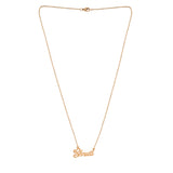 Gold Plated Personalized Name Necklace