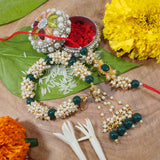 Pearl Bhaiya Bhabhi Lumba Rakhi With Roli Chawal