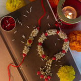 Pearl Bhaiya Bhabhi Lumba Rakhi With Roli Chawal