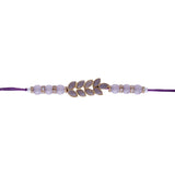 Designer Pearl Beads Studded Rakhi Bracelet for Brother/ Bhaiya