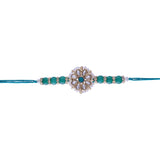 Designer Bhaiya Bhabhi Hanging Lumba Rakhi Combo Set