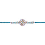 Designer Pearl Beads Studded Rakhi Bracelet for Brother/ Bhaiya