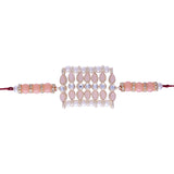 Designer Bhaiya Bhabhi Hanging Lumba Rakhi Combo Set